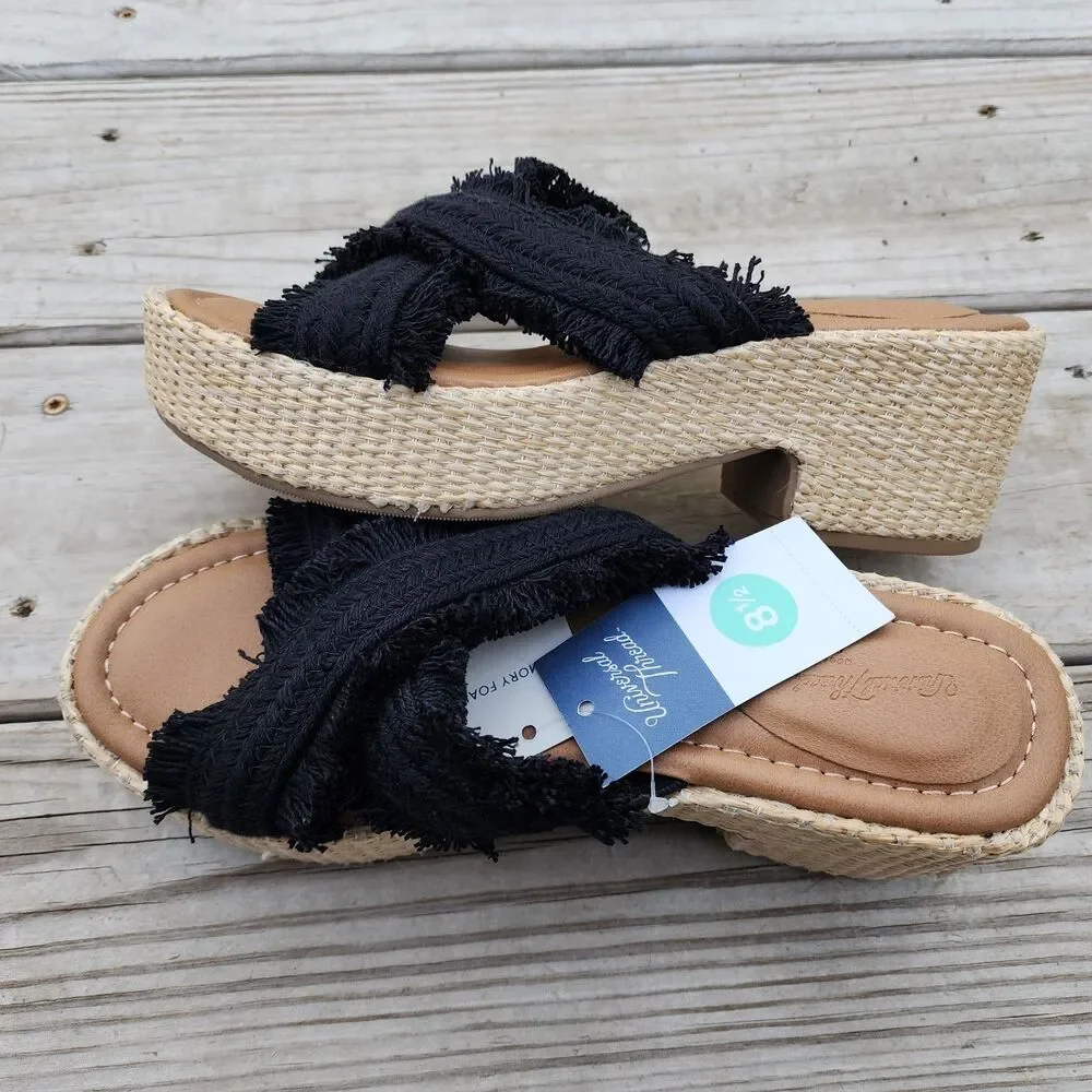 Universal Thread Shoes Womens Size 8.5 Sally Espadrille Slip On Memory Foam Comf